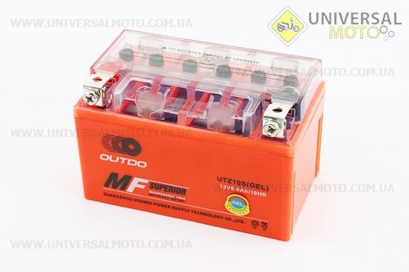 Акумулятор 12V8,6Ah UTZ10S GEL (L150*W87*H94мм). OUTDO (Акумулятор / UM3482-V00)