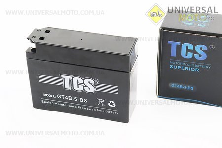 Акумулятор 12V2,3Ah GT4B-5-BS GEL (L115*W39*H87мм) "таблетка-Yamaha/suzuki". TCS (Акумулятор / UM3482-V12)