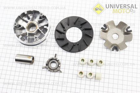 Варіатор передній+втулка+крильчатка комплект. Mototech (Запчастини до 4Т скутера / UM3490-V01)