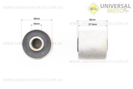 Сайлентблок двигуна 30мм (30*10*30/27,5) комплект 2шт. Китай (Запчастини до 4Т скутера / UM3490-V20)