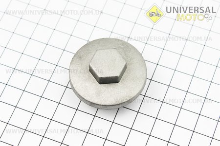 Гайка зливу мастила ВИСОКА + манжет. Китай (Запчастини до 4Т скутера / UM3490-V53)