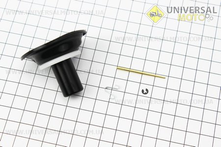 Мембрана кругла 16мм (метал). Mototech (Запчастини до 4Т скутера / UM3490-V59)