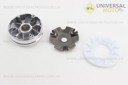 Варіатор передній+втулка+крильчатка комплект. Formula (Запчастини до 4Т скутера / UM3490-V77)