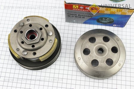 Варіатор задній в зборі GY6 -50 / AF34. DONGXIN (Запчастини на скутер Honda AF34 / UM3490-V93)