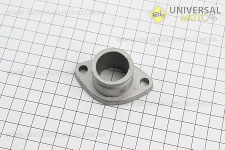 УЦІНКА Патрубок карбюратора - перехідник (метал) під карбюратор JH-110 / ACTIVE (незначний дефект лиття). Китай (Запчастини до 4Т скутера / UM3491-V51)
