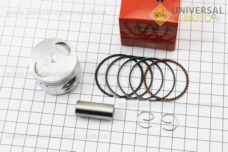 Поршневий комплект (поршень, кільця, палець) 50см.куб. 39мм +1,00 (палець 13мм) Китай. Mototech (Запчастини до 4Т скутера / UM3491-V61)