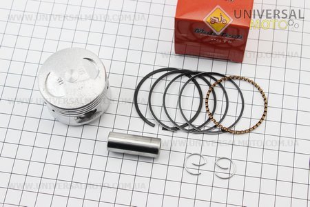 Поршневий комплект (поршень, кільця, палець) 60см.куб. 44мм +0,50 (палець 13мм) Китай. Mototech (Запчастини до 4Т скутера / UM3491-V63)
