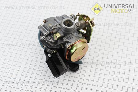 Карбюратор у зборі (металева кришка), (якісна копія). KEIHIN (Запчастини до 4Т скутера / UM3491-V82)