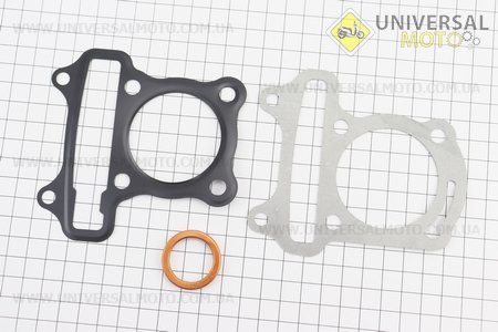 Прокладки поршневої 80cм3-47мм, комплект 3 деталі. TATA (Запчастини до 4Т скутера / UM3492-V07)