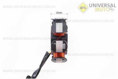 Статор магнето (генератора) (8 котушок роз'єм "мама 2 + 2") висота 31мм. JWBP (Запчастини до 4Т скутера / UM3492-V30)