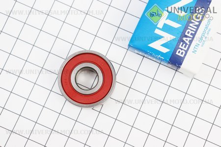 Підшипник 6201 RS (12x32x10) колеса переднього GY6, Китай. NTN (Запчастини до 4Т скутера / UM3492-V38)