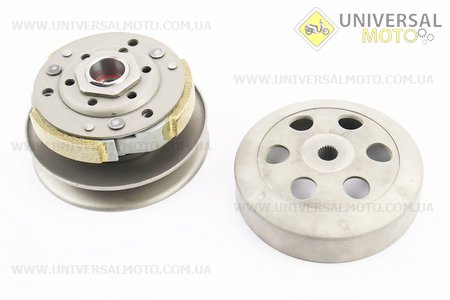 Варіатор задній у зборі GY6-50/AF34, тип 2. Китай (Запчастини до японського скутера / UM3492-V39)