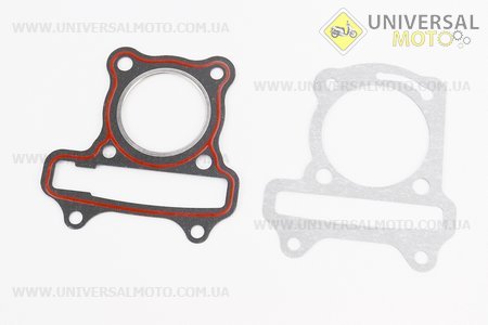 Прокладки поршневої 60cм3-44мм, комплект 2 деталі (червона нитка). TMMP (Запчастини до 4Т скутера / UM3493-V03)