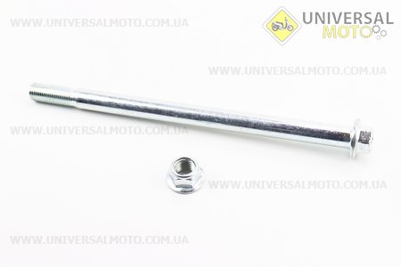 Loncin- LX250GY-3 Вісь колеса переднього d15мм; L230мм, тип 2. Китай (Запчастини на мотоцикл Loncin / UM3510-V35)