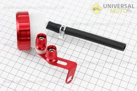 Бачок циліндра гальмівного заднього (для 501026) TUNING, ЧЕРВОНИЙ. Китай (Запчастини на мотоцикл / UM3510-V73)