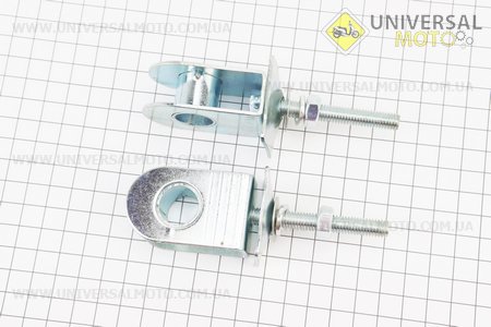 Натягувач ланцюга приводу МОТО комплект 2шт, тип 2 (світлий метал). Китай (Запчастини на мотоцикл Viper 125-150J / UM3510-V96)