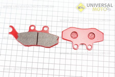 Гальмівні колодки (дискові) RX 50 / SX 50; KEEWAY-X Ray 50 Supermoto; PEUGEOT-Geopolis 125 RS; SHERCO-Enduro 50 (EN50) комплект 2шт. YONGLI (Запчастини на мотоцикл / UM3511-V06)