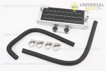 Loncin- LX250GY-3 Радіатор масляного охолодження + патрубки. Китай (Запчастини на мотоцикл Loncin / UM3511-V81)