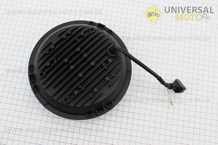 Фари круглої передня частина з обідком "R" універсальна 6-LED, d-180mm, МОТО TUNING. Китай (Освітлення / UM3512-V07)