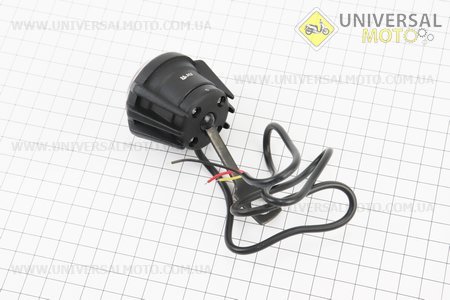 Фара додаткова світлодіодна вологозахисна - LED лінза з обідком "ангельський очей ЧЕРВОНИЙ" з кріпленням під дзеркало. Китай (Різне / UM3512-V27)