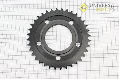 Зірка задня 428-36T - d=64; 5 отворів*90,5мм. Китай (Запчастини на мотоцикл / UM3512-V50)