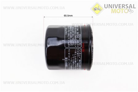 Фільтр масляний HF204 (M20X1,5) Honda CB / CBF 500/600/1000, Kawasaki ZX 600/636, Yamaha YZF-R1 / R6, Kawasaki KVF360 / 650/700, Yamaha YFM350 / 450/550/660. HIFLO (Запчастини на мотоцикл / UM3512-V54)