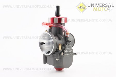 Карбюратор SPORT PWK 34 (d = 34мм) з хутро. заслінкою, (якісна копія). MIKUNI (Запчастини на мотоцикл з двигуном CB / UM3512-V82)