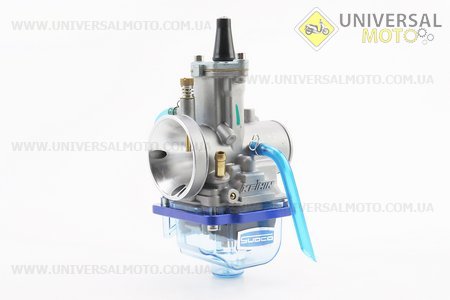 Карбюратор TUNING прозо. піддон PWK 24 (d = 24мм) з хутро. заслінкою, (якісна копія). KEIHIN (Запчастини на мотоцикл з двигуном CB / UM3512-V83)