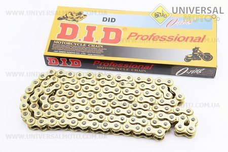 Ланцюг приводу колеса 520Н * 120L GOLD (немає DID на ланці). D.I.D. (Запчастини на мотоцикл / UM3513-V00)