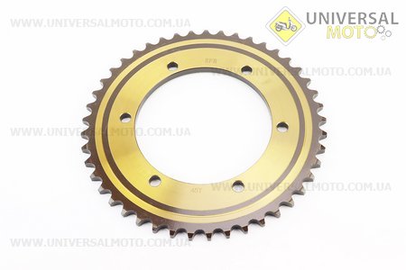 Зірка задня 530-45T - d=130; 6 отвори*150мм "гартована", LIFAN. SFR (Запчастини на мотоцикл / UM3513-V54)