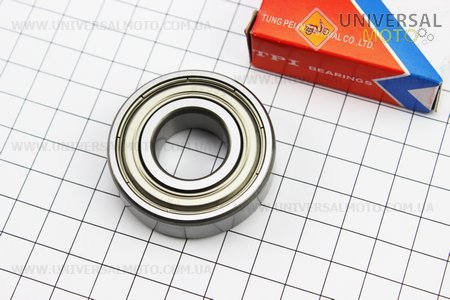 Підшипник 6204 ZZ (20x47x14) колінчастий вал AD, JOG, GY6, Taiwan. TPI (Підшипники / UM3520-V78)