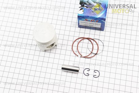 Поршень комплекту Honda DIO ZX50 40мм STD (палець 12мм) Тайвань. S.P.I (Запчастини на скутер Honda DIO ZX / UM3520-V89)