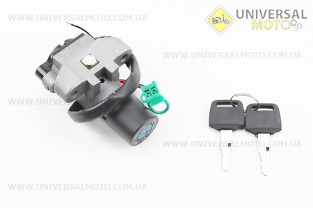 Замки комплект Suzuki Yes 125. Китай (Запчастини до японського скутера / UM3521-V04)