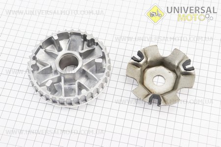 Варіатор передній комплект Honda LEAD100 + втулка. LIPAI (Запчастини до японського скутера / UM3521-V17)