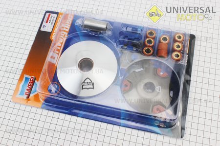 Варіатор передній комплект Suzuki AD 50 ТЮНІНГ. JWBP (Запчастини до японського скутера / UM3521-V43)