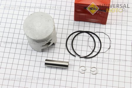 Поршневий комплект (поршень, кільця, палець) Suzuki AD100/110 52,5мм +0,50 (палець 12мм) Китай. Mototech (Запчастини до японського скутера / UM3521-V73)