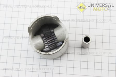 Поршневий комплект (поршень, кільця, палець) Suzuki AD100/110 52,5мм +0,25 (палець 12мм) Китай. Mototech (Запчастини до японського скутера / UM3521-V75)