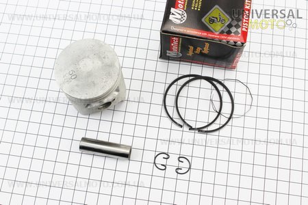 Поршневий комплект (поршень, кільця, палець) Honda LEAD90 48мм +0,50 (палець 12мм) Тайвань. Mototech (Запчастини до японського скутера / UM3521-V80)