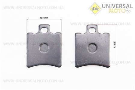 Гальмівні колодки (дискові) Yamaha JOG NEXT ZONE ZR / CW 50; HONDA SFX 50 / SRX 50 / SZX 50; PIAGGIO NRG 50 / NRG 50 / Typhoon 125 комплект. KUROSAWA (Запчастини до японського скутера / UM3523-V35)