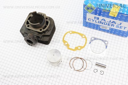 Циліндр, поршень, палець, кільця (Комплект ЦПГ) Suzuki AD65сс-44мм (палець 10мм) (SEPIA; SEPIA ZZ; MOLLET) "поршень, кільця, Тайвань". BAJAJ (Запчастини на скутер Suzuki / UM3523-V70)