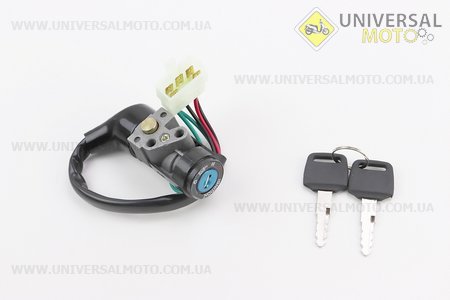 Замок запалювання Honda DIO 50 тип 1. Китай (Запчастини до японського скутера / UM3524-V39)