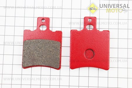 Гальмівні колодки (дискові) Yamaha JOG; KEEWAY- Goсм.куб.ia 50; HONDA SFX 50 / SZX 50 / SH 100 / SGX 50; MALAGUTI Ciak 50; APRILIA Scarabeo 50 / SR 50 / SR 125 комплект. YONGLI (Запчастини до японського скутера / UM3524-V76)