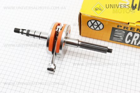 Колінвал Yamaha AXIS-90, полнощекій. VLAND (Запчастини на скутер Yamaha AXIS / UM3525-V34)