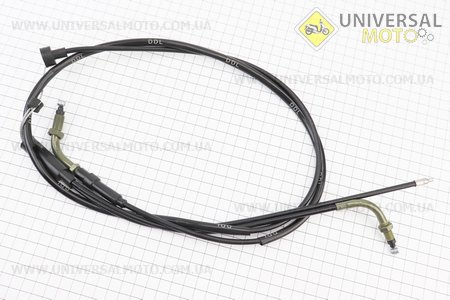 Трос газу Honda TACT (трос 179; 178см; кожух 171; 170см). DDL (Запчастини до японского скутера / UM3527-V55)
