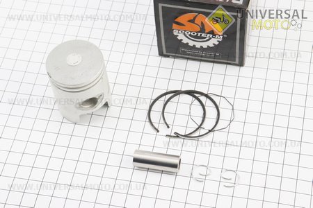 Поршень комплект Honda DIO ZX50 40мм +0,25 (палець 12мм). Scooter-M (Запчастини на скутер Honda DIO ZX / UM3527-V66)