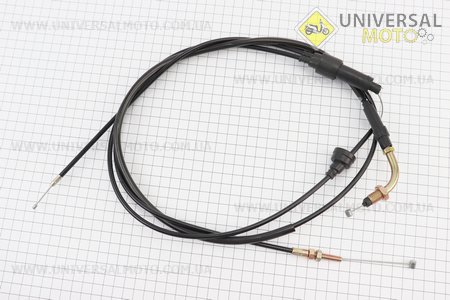 Трос газу Honda LEAD-90 (трос 228; 201см; кожух 210; 189см). TMMP (Запчастини до японского скутера / UM3527-V96)
