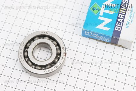 УЦІНКА Підшипник SCO4A47CS24PX1 (20x52x12) коленвала DIO AF18/27, Японія (немає однієї кульки). NTN (Запчастини до японского скутера / UM3528-V25)
