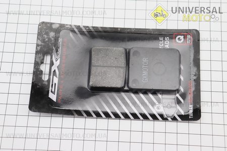 Гальмівні колодки (дискові) Honda DI050 / Tact 50; DAELIM GZ50; SYM- Orbit 50; KYMCO- MXU 400 комплект 2шт. GXmotor (Запчастини до японского скутера / UM3528-V39)