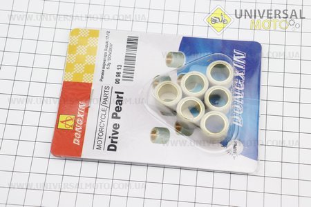 Ролики варіатора 6шт, Suzuki 17*12 - 5г. DONGXIN (Запчастини до японского скутера / UM3528-V46)