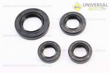Сальник двигуна комплект 4шт Honda Tact 50 (24x40x7; 17x30x6; 15,5x25,5x7; 15x25x6). NOK (Запчастини до японского скутера / UM3529-V18)